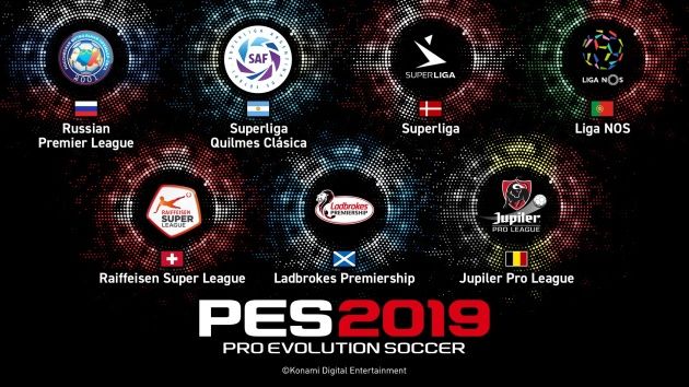 PES 2019 nowe ligi