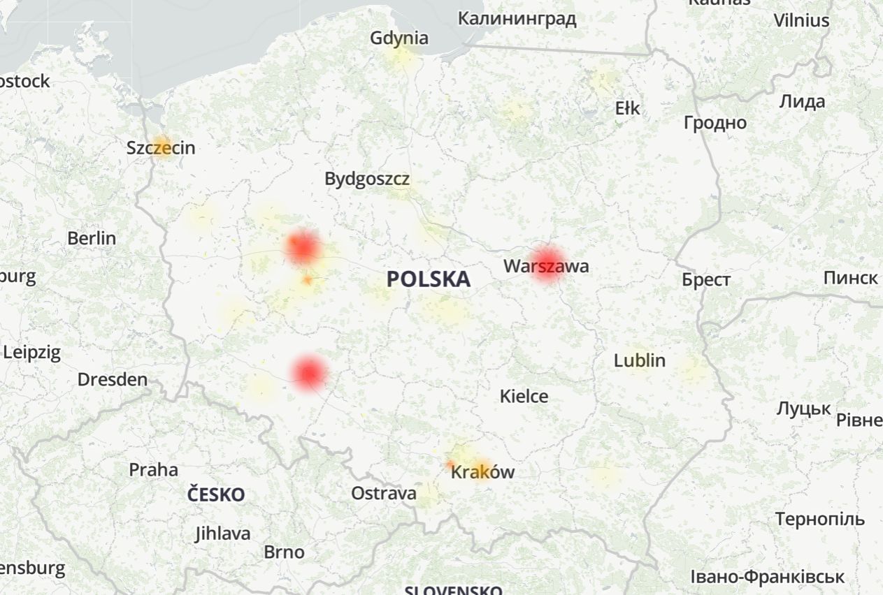 Brak internetu i telewizji Inea. Awaria w dużych miastach (aktualizacja)