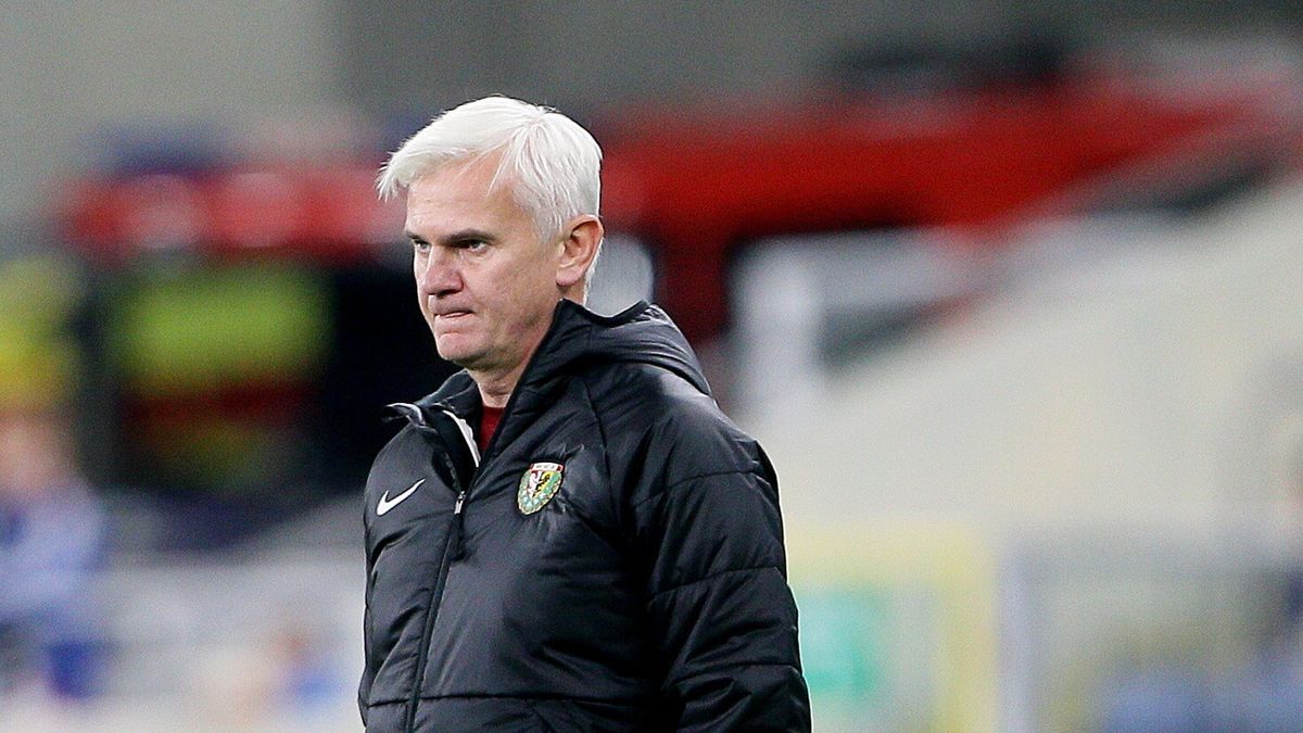 PAP / PAP/Zbigniew Meissner / Jacek Magiera podczas meczu Śląska w Chorzowie z Ruchem