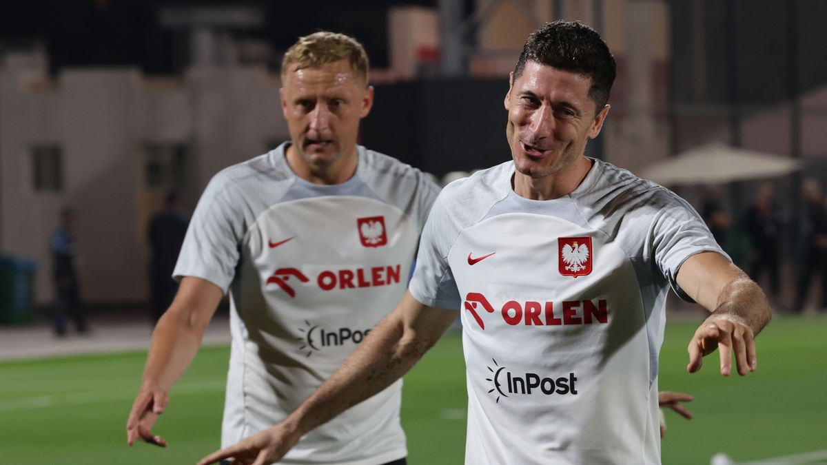 Kamil Glik i Robert Lewandowski