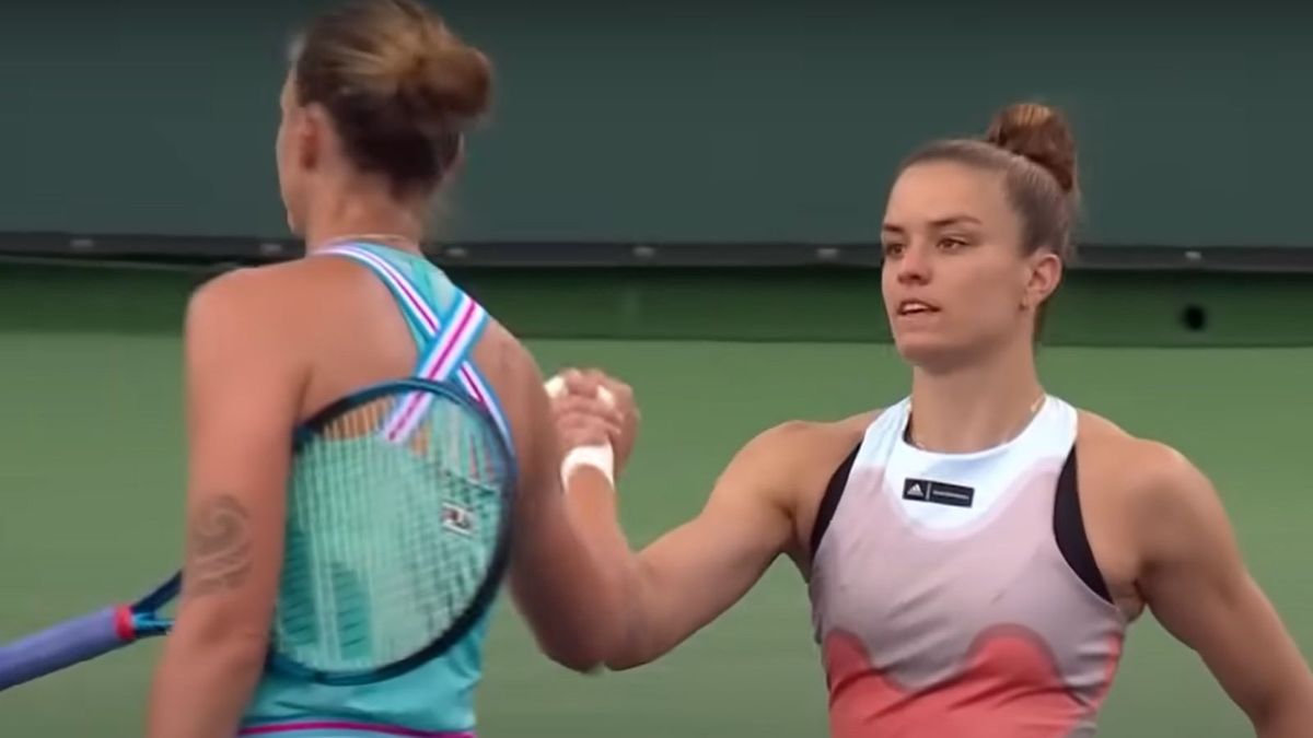 YouTube / WTA / Maria Sakkari (z prawej) i Karolina Pliskova