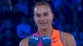 Nietypowa przemowa Sabalenki po finale. Rozbawiła wszystkich