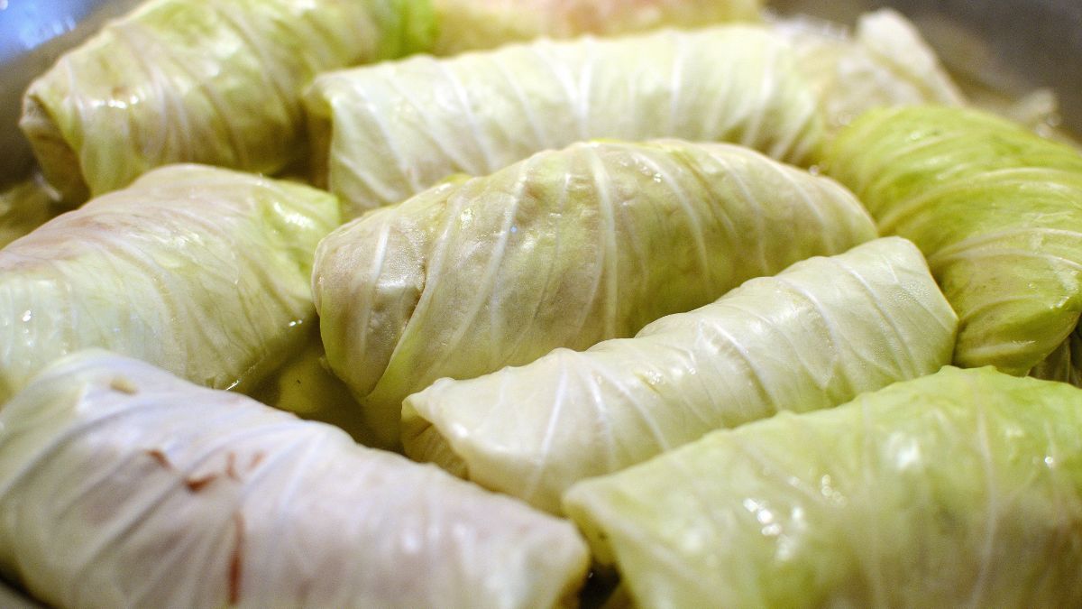 Gołąbki wigilijne z kaszą i grzybami