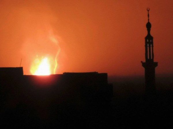 Wybuch gazociągu w Damaszku - wyłączenia prądu w całym kraju