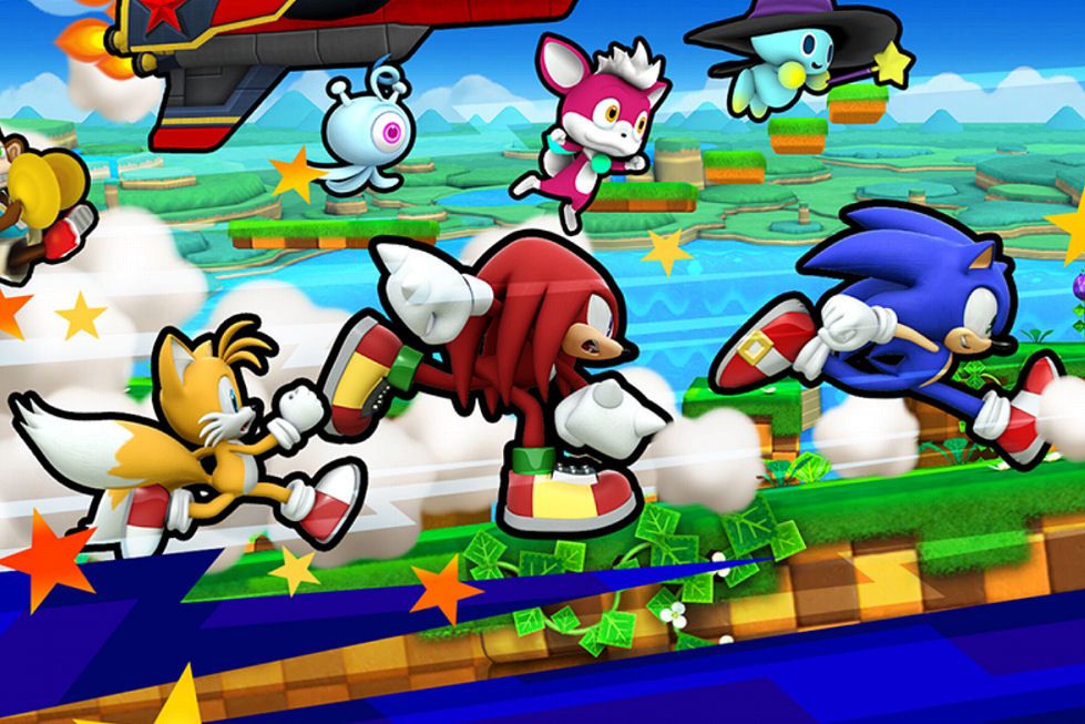 Niebieski jeż wraca do korzeni, pędzi do przodu w darmowym Sonic Runners