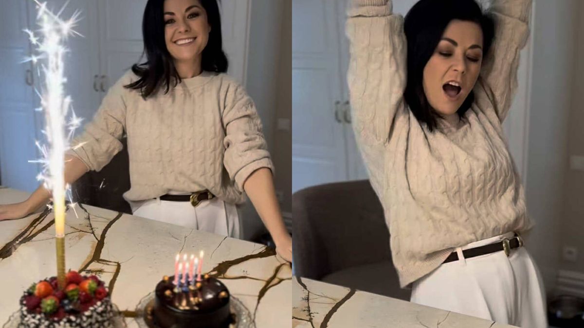 Katarzyna Cichopek, urodzinowe nagranie