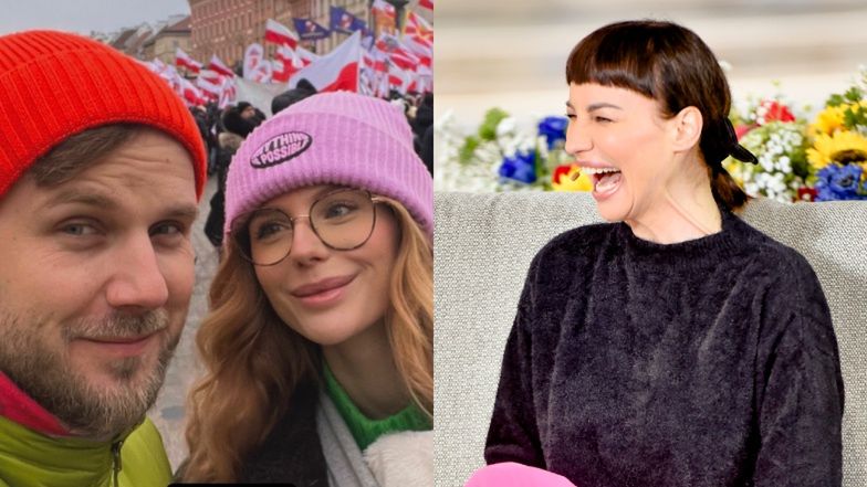 Maja Hirsch zareagowała na udział Królikowskiego w proteście