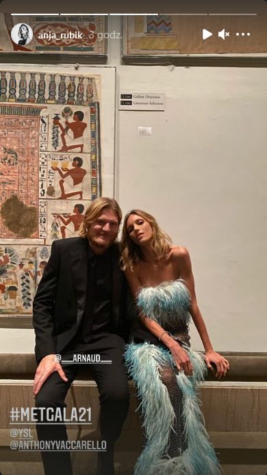Anja Rubik relacjonuje przygotowania do Gali MET 2021 i wizytę na czerwonym dywanie