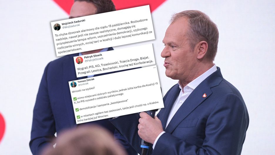Fala komentarzy po wyborach