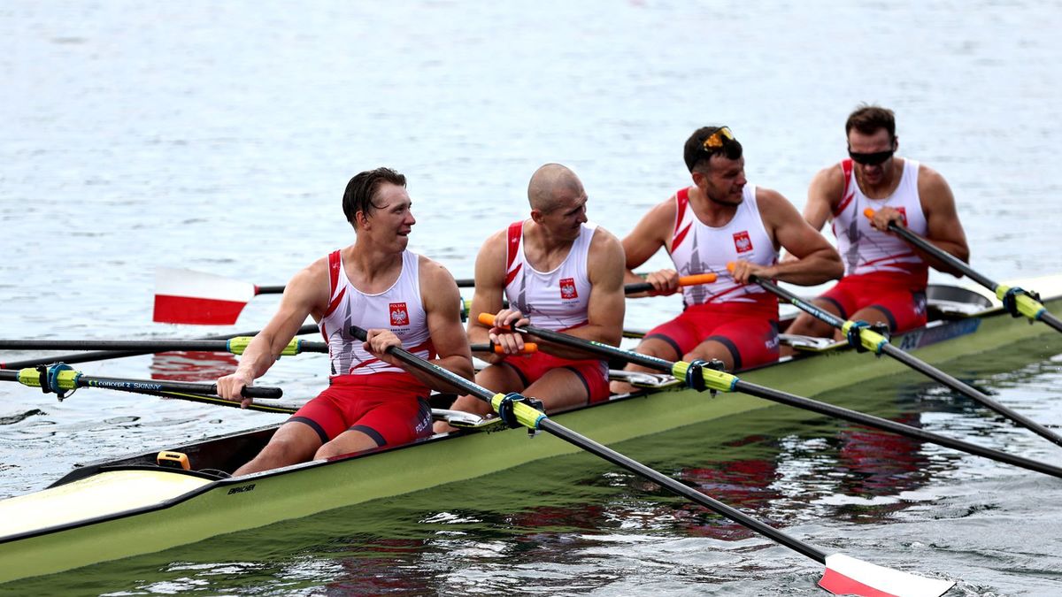 Getty Images /  Francois Nel / Polska czwórka podwójna z brązowym medalem na IO 2024