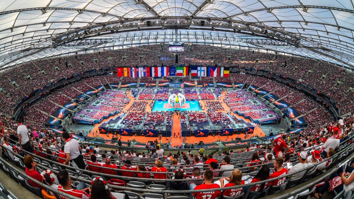 Zdjęcie okładkowe artykułu: Getty Images / Na zdjęciu: PGE Narodowy podczas siatkarskich mistrzostw Europy 2017