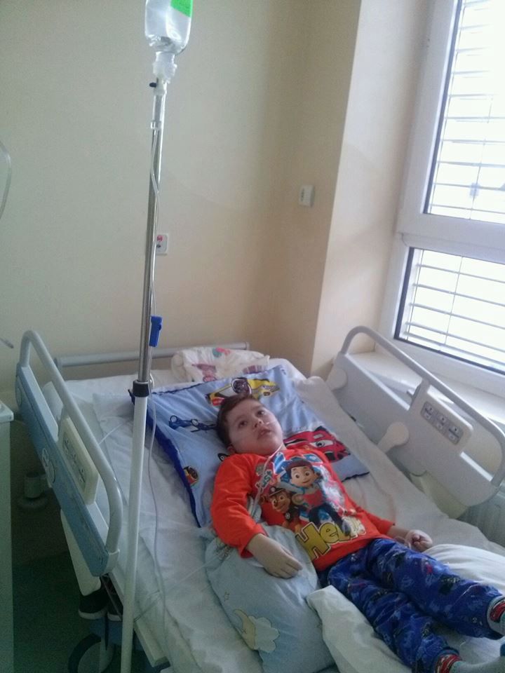 Pobyty w szpitalu to dla Kordiana codzienność