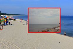 Piątek, godzina 6.15. Ujęcie z plaży w Międzyzdrojach