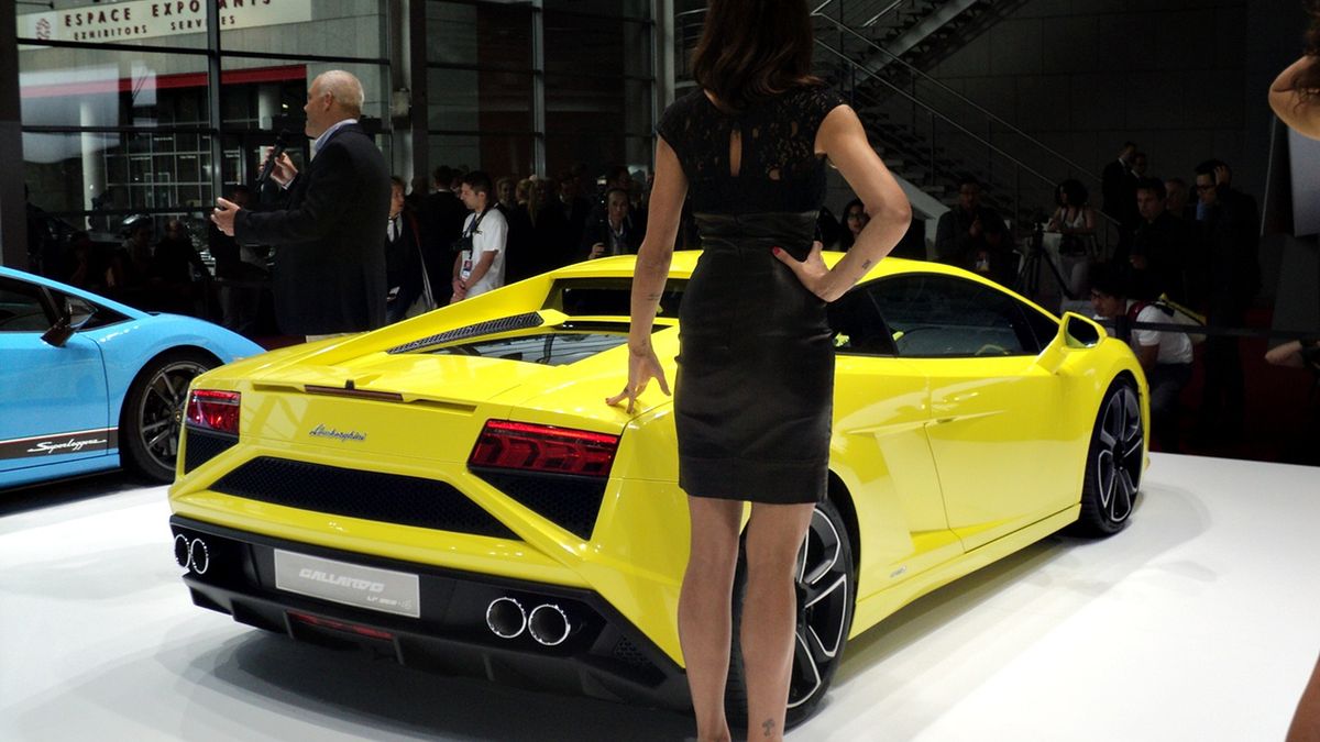 Lamborghini Gallardo LP 560-4 po faceliftingu na targach w Paryżu