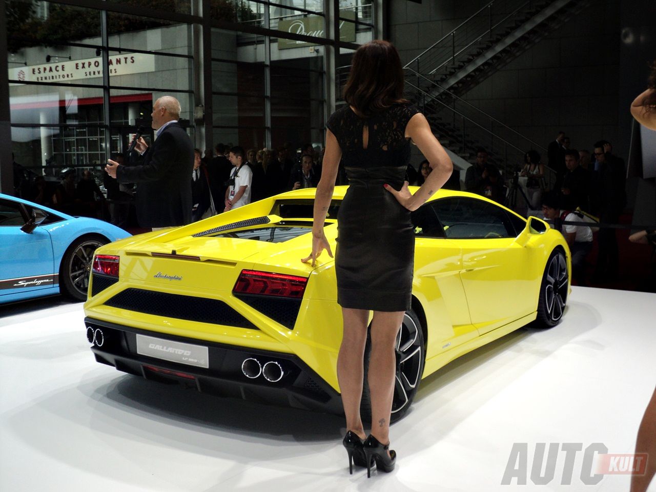 Lamborghini Gallardo LP 560-4 po faceliftingu na targach w Paryżu