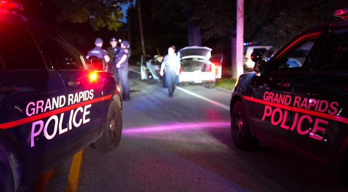 Policjanci z Grand Rapids