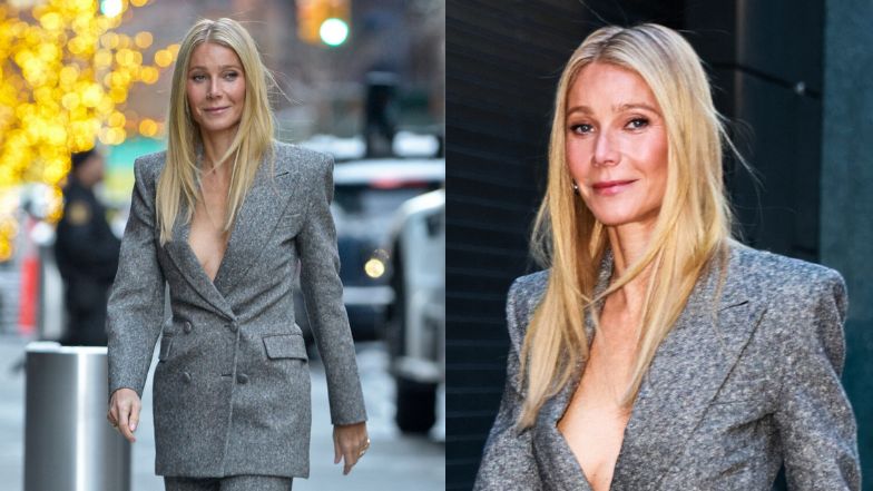 Gwyneth Paltrow w drodze do studia "Good Morning America"