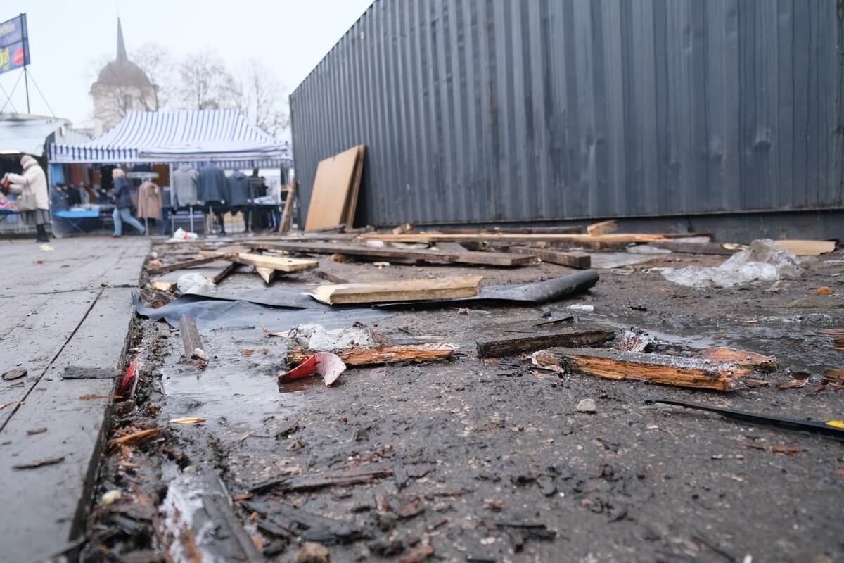 Likwidacja stoisk handlowych na targowisku przy ul. Ruskiej w Lublinie