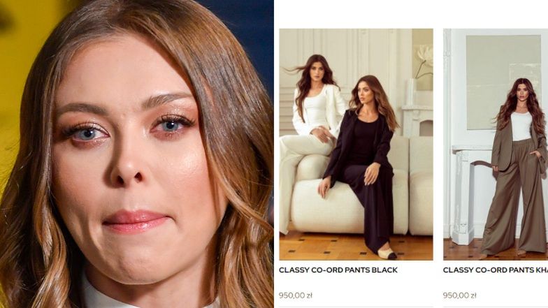 Joanna Opozda promuje autorską kolekcję ubrań