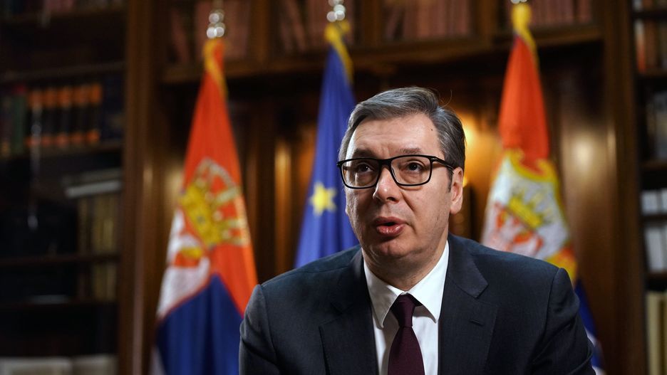 Prezydent Serbii Aleksandar Vucić. Jego syna zatrzymano w Kosowie