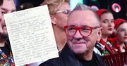 Jurek Owsiak pokazał list znaleziony w puszce WOŚP. Treść wzrusza do łez. "Coś we mnie pękło"