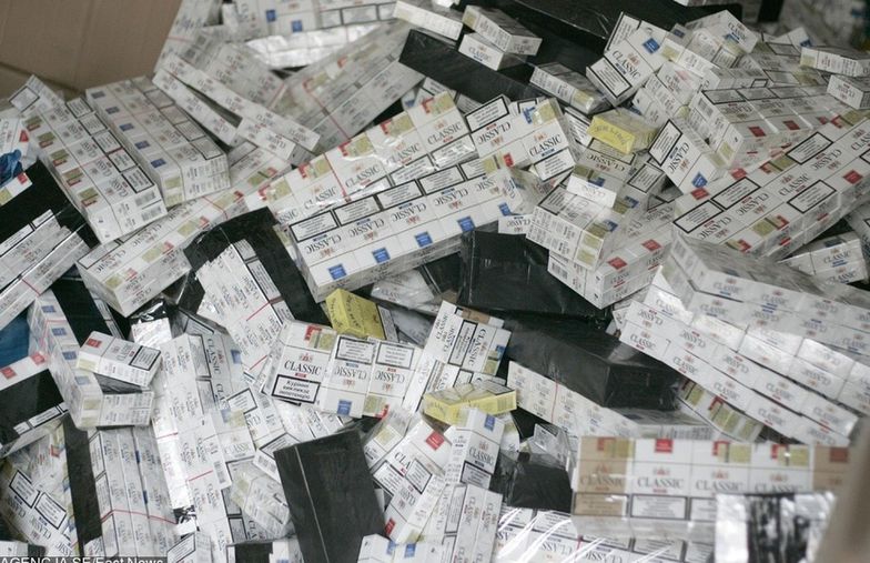 Wpadła międzynarodowa grupa handlująca nielegalnymi papierosami