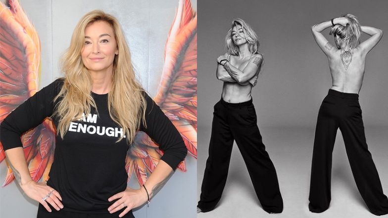 "Ciałopozytywna" Martyna Wojciechowska pozuje topless