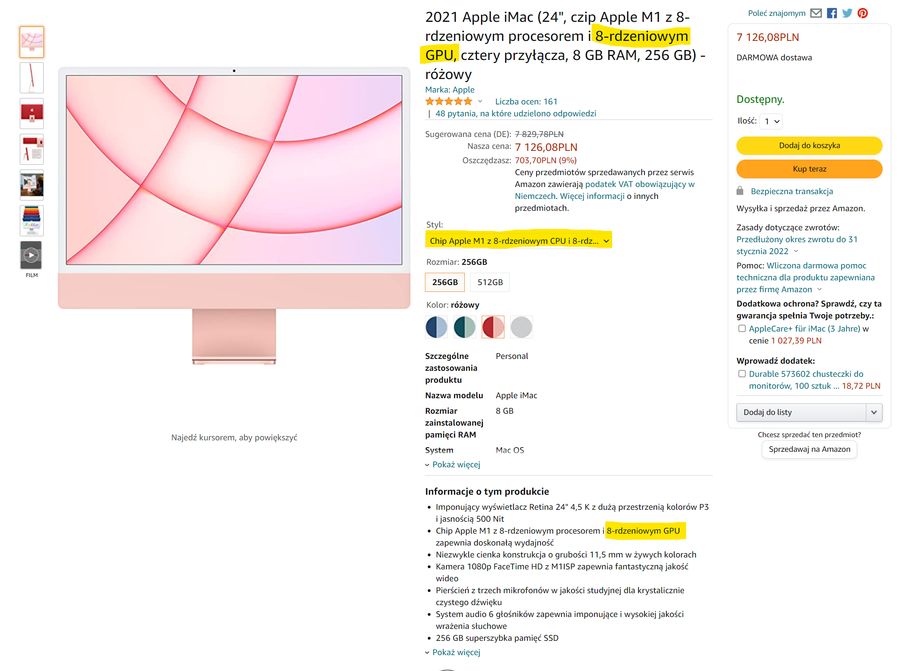 Amazon.pl wprowadza w błąd klientów