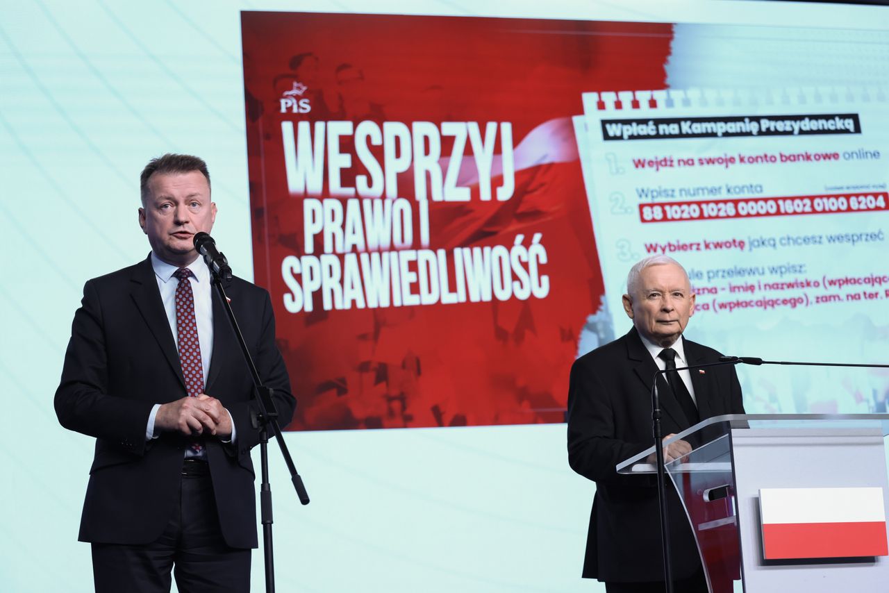 Kaczyński dostał pytanie. Błaszczak szybko zareagował