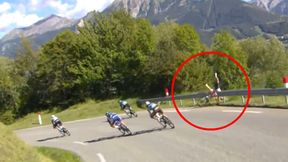 Tour de France. Tiesj Benoot wypadł poza trasę. "Zahamowałem i straciłem kontrolę"