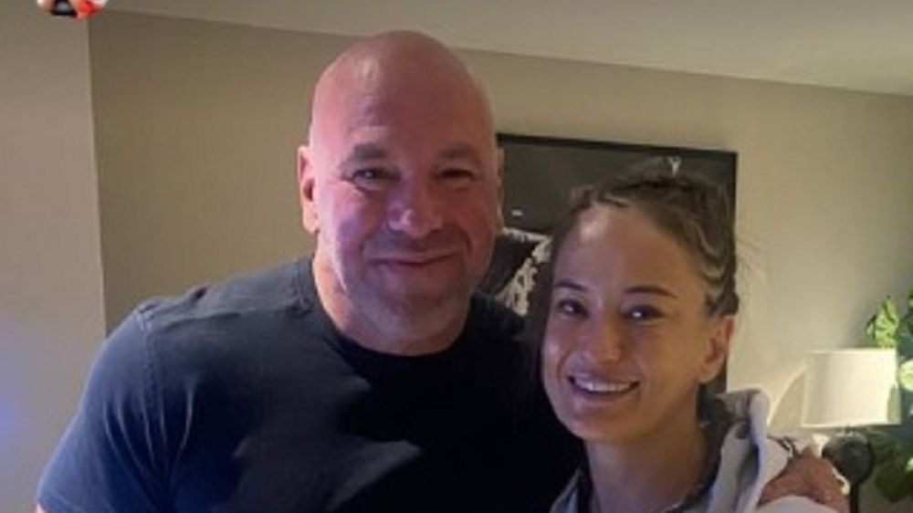 Zdjęcie okładkowe artykułu: Instagram /  / Karolina Kowalkiewicz po walce spotkała się z szefem UFC