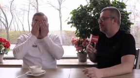 "O Jezus Maria". Michalczewski nagle przerwał wywiad