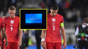 Problemy z transmisją meczu Polaków. "Audycja zablokowana"
