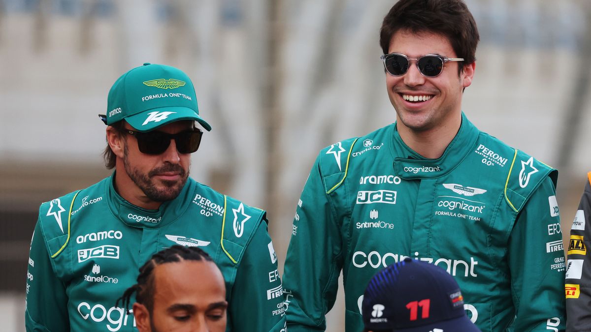 Materiały prasowe / Aston Martin / Na zdjęciu: Fernando Alonso (po lewej) i Lance Stroll