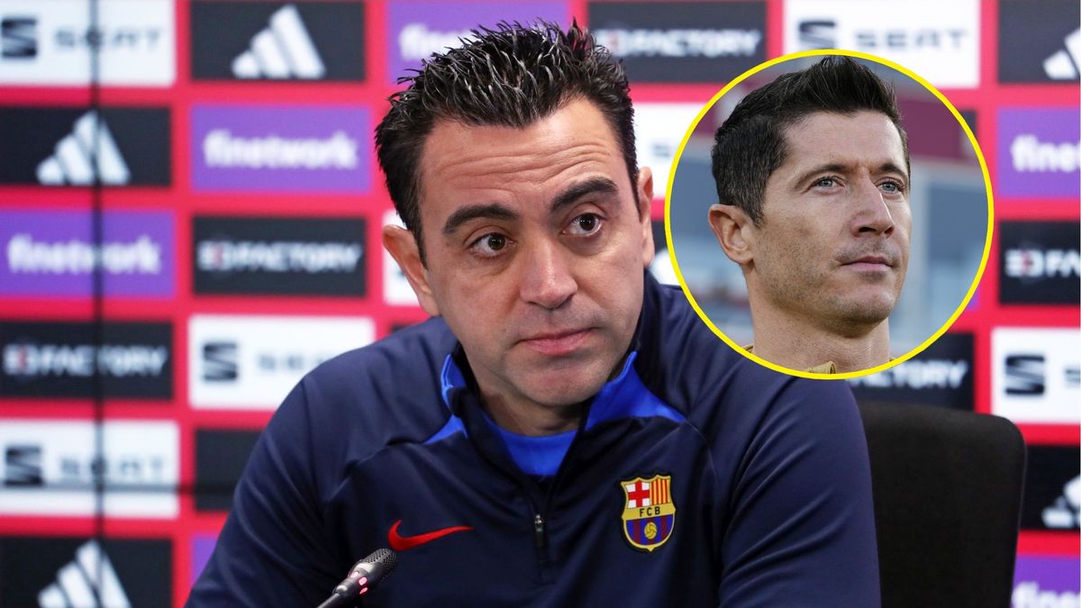 Xavi / małe zdjęcie: Robert Lewandowski