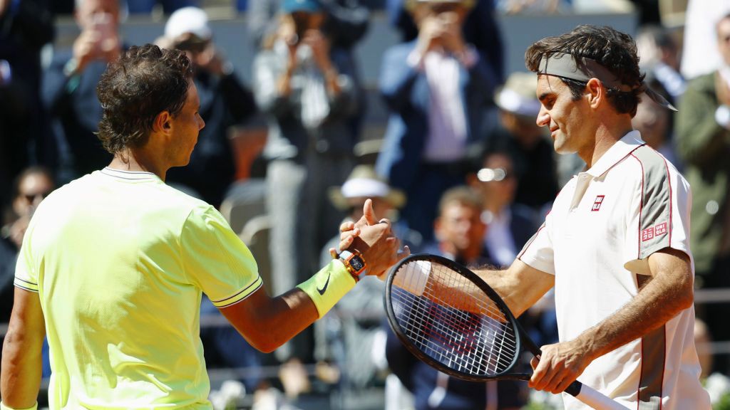 Getty Images /  Kyodo News / Na zdjęciu: Rafael Nadal i Roger Federer