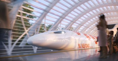 Lewitujące pociągi pędzące do 550 km/h? Tak może wyglądać podróż jutra