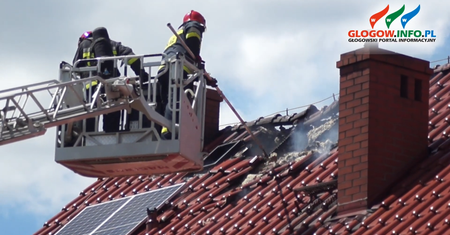 Pożar na Dolnym Śląsku. "Zapalił się dach od paneli solarnych"