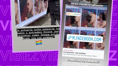 Nie podobały mu się plakaty z parami LGBTQ+, więc je zamazał. Teraz będą się pod nimi całowali