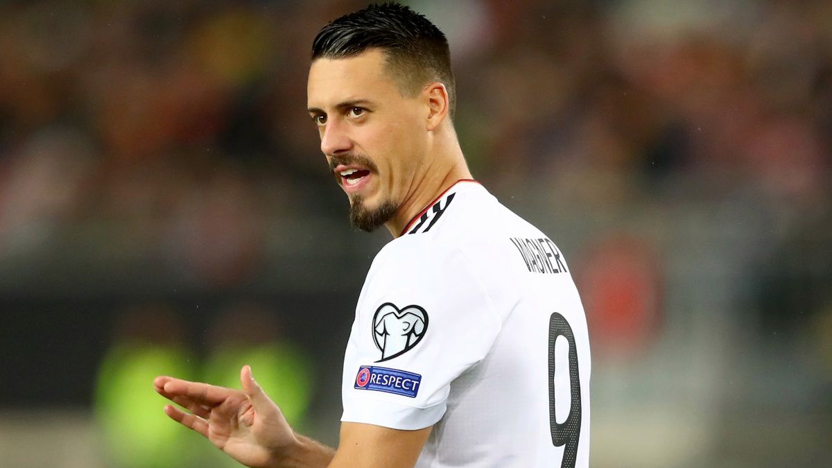 Zdjęcie okładkowe artykułu: Getty Images / Alexander Hassenstein / Staff / Na zdjęciu: Sandro Wagner w koszulce reprezentacji Niemiec