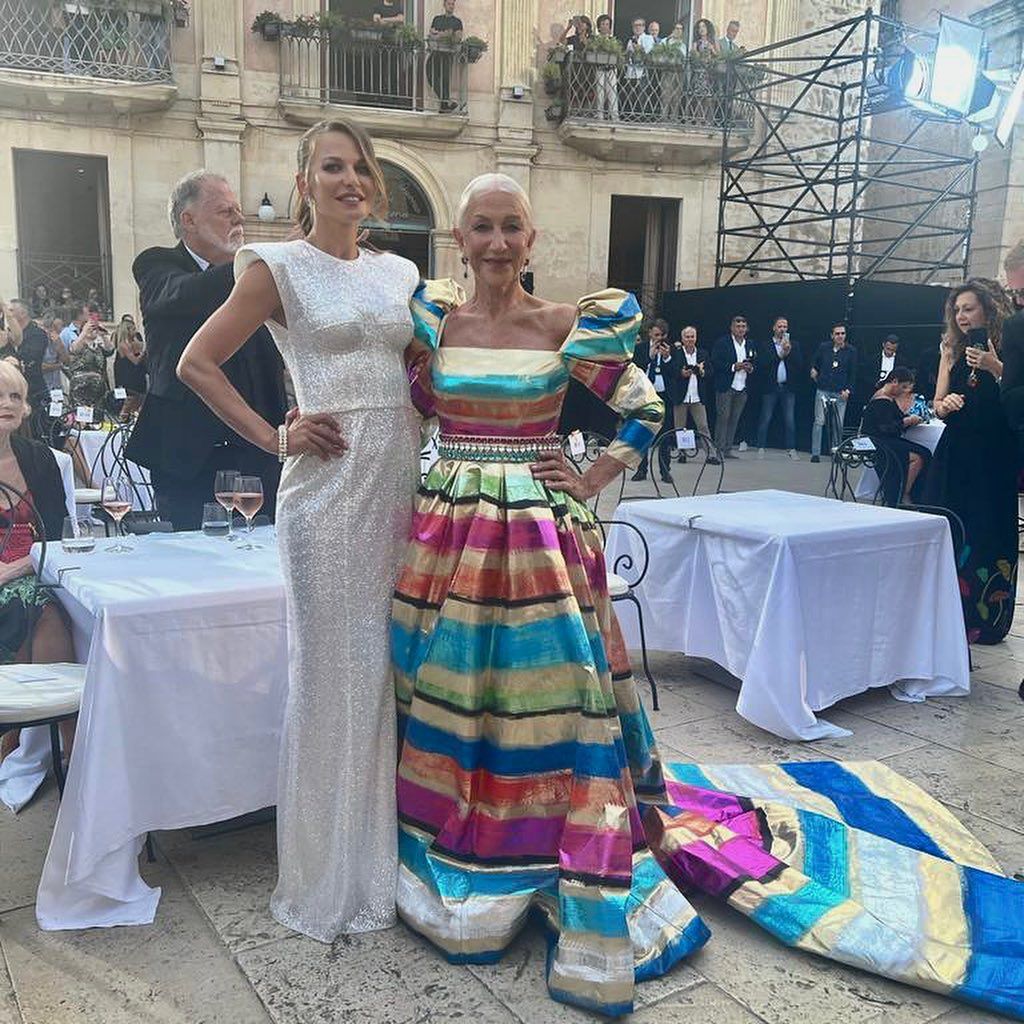 Anna Lewandowska na pokazie D&G