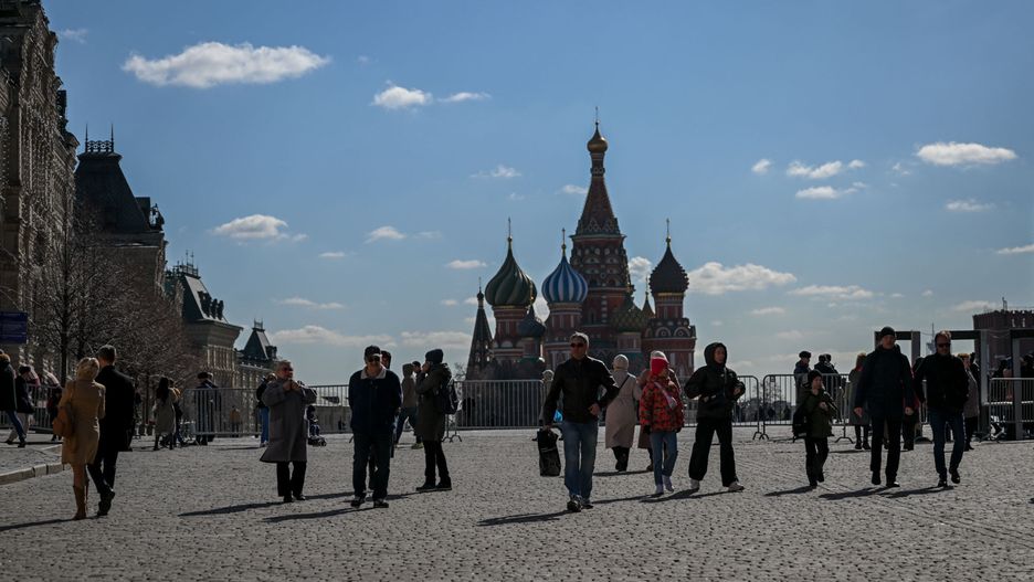 Daily life in the Russian capital
MOSCOW, RUSSIA - MARCH 27: People enjoy sunny weather around Saint Basil's Cathedral and Spasskaya Tower at Red Square in Moscow, Russia on March 27, 2024. (Photo by Ercin Erturk/Anadolu via Getty Images)
Anadolu
daily, daily life, life, march, moscow, russian capital, visit moscow, visit russia