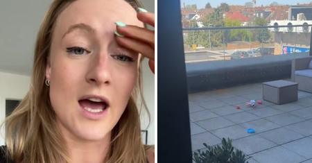 Na jej balkon spadały zabawki i pomidory. "Zadzwoniłabym na policję"