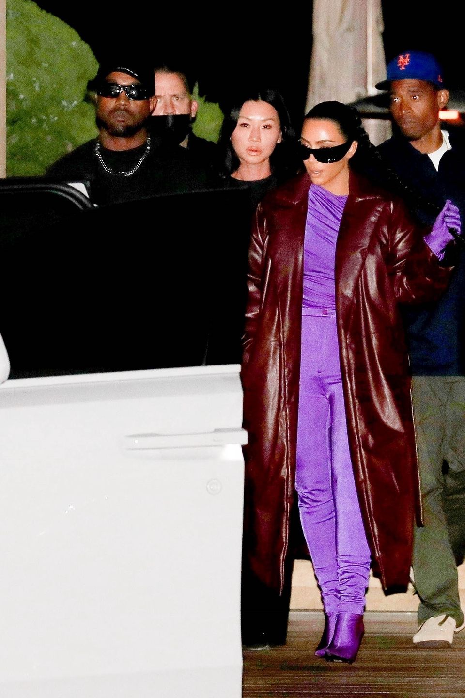 Kim Kardashian na kolacji z Kanye Westem