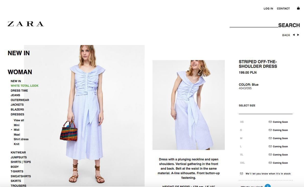 Zara, sukienka księżnej Kate