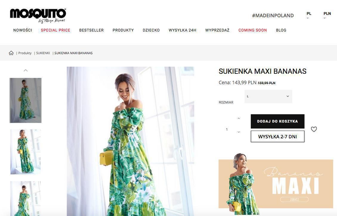 Sukienka Anny Lewandowskiej