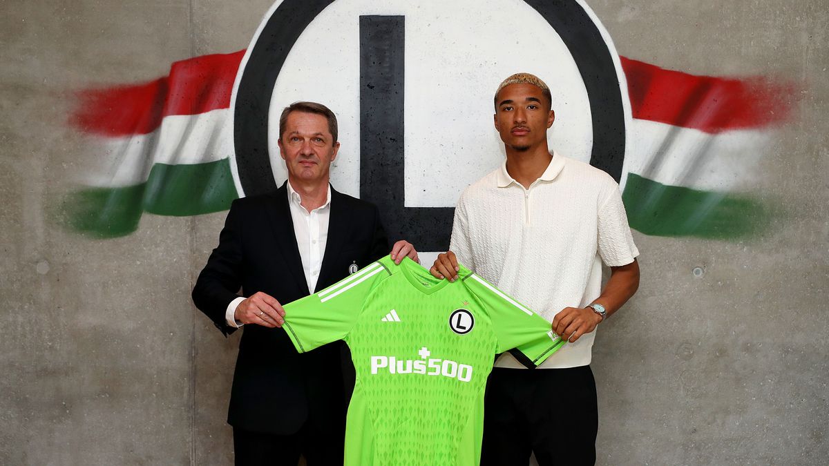 Materiały prasowe / Legia Warszawa / Na zdjęciu: Marcel Mendes-Dudziński został nowym bramkarzem Legii Warszawa