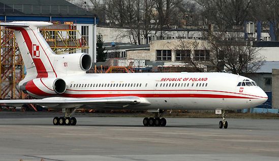 Służby monitorowały lot prezydenckiego Tu-154