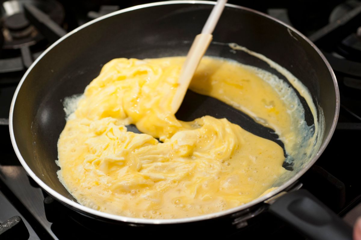 Scrambled eggs are one of the favorite breakfast ideas.