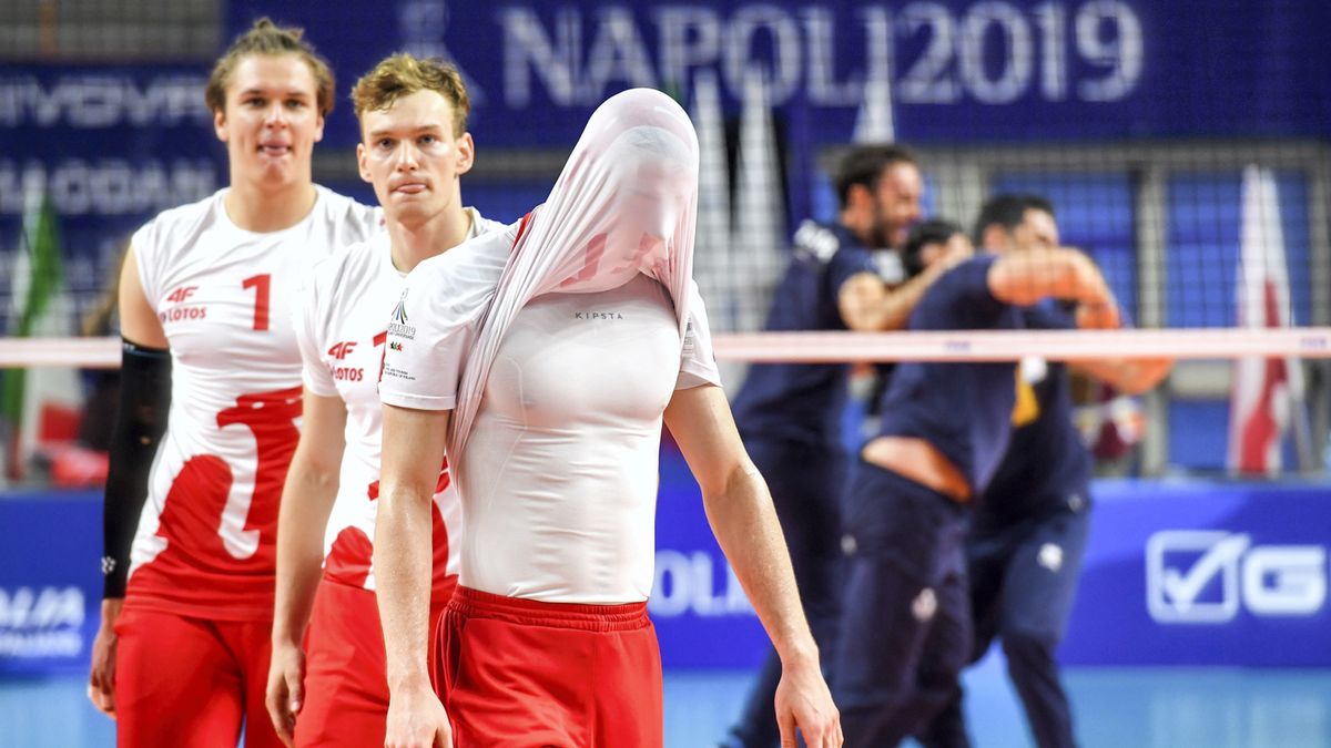 Polscy siatkarze po porażce w finale Uniwersjady
